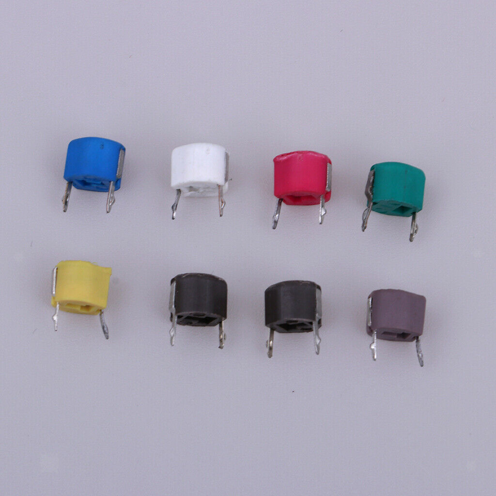 80x Trimm Electrolytic Capacitors Assortment, Range 5P 10P 20P 30P 40P 60P 70P