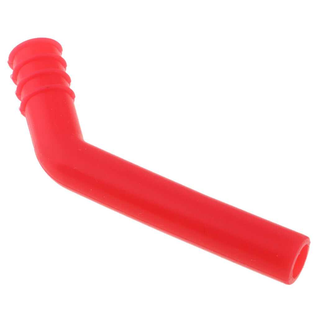 RC Exhaust Tube Extension Pipe Muffler for 1/8 1/10 Nitro Power Cars Red