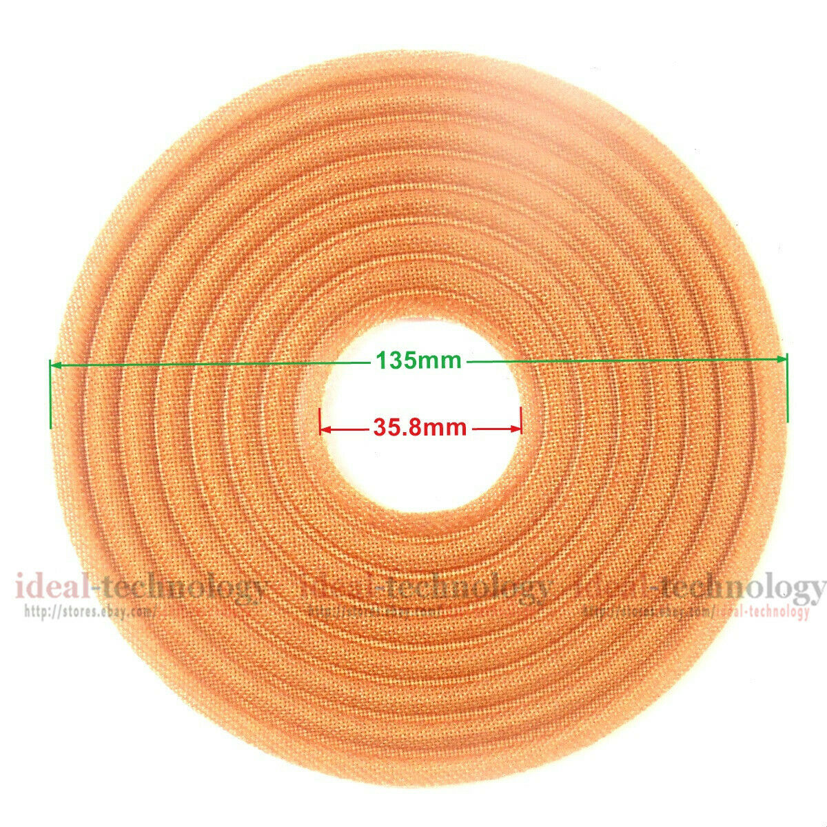 2pcs Spider 135-35.8mm  Height 3 mm For Woofer Loudspeaker