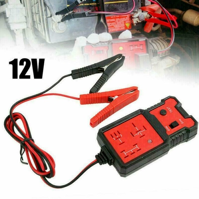 12V Universal Electronic Automotive Relay Tester For Car Auto Battery Checker