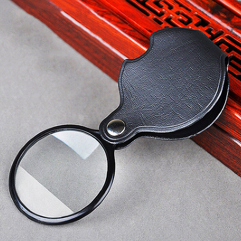Pocket Mini 5X50mm Folding Jewelry Magnifier Magnifying Eye Glass Loup.l8