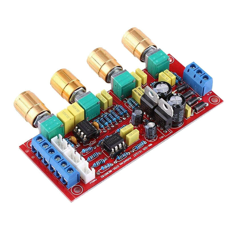 HiFi Preamp NE5532 Pre-Amplifier Volume Tone Control Board Kits AC 12V OP-AMP M4