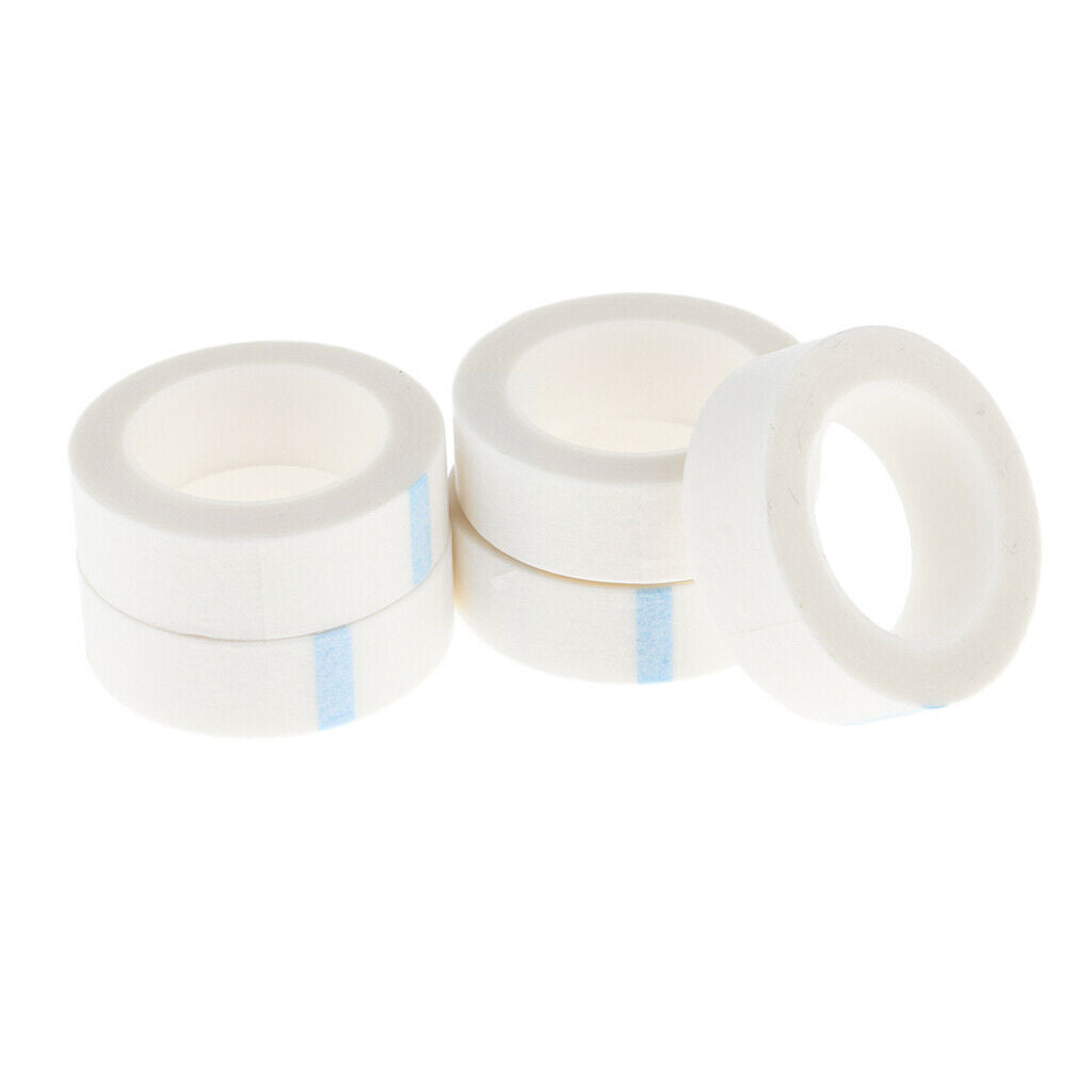 6 Pack Non-woven Fabric Eyelash Tape Pads for Lashes Perming Microblading
