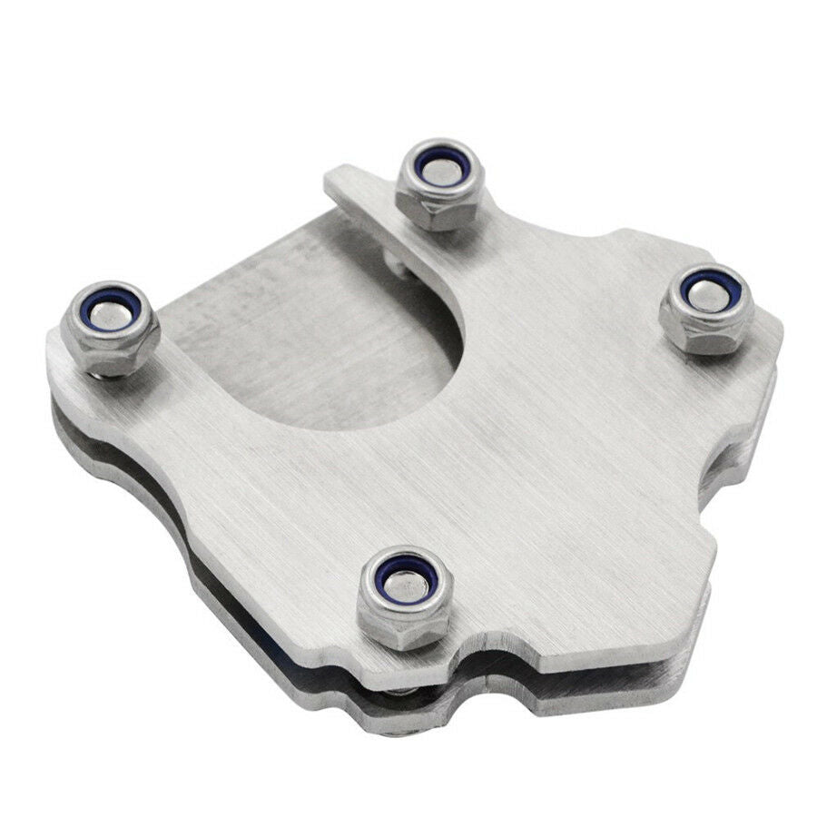 Universal Stainless Steel Side Kickstand Stand Extension Plate For Motorcycles