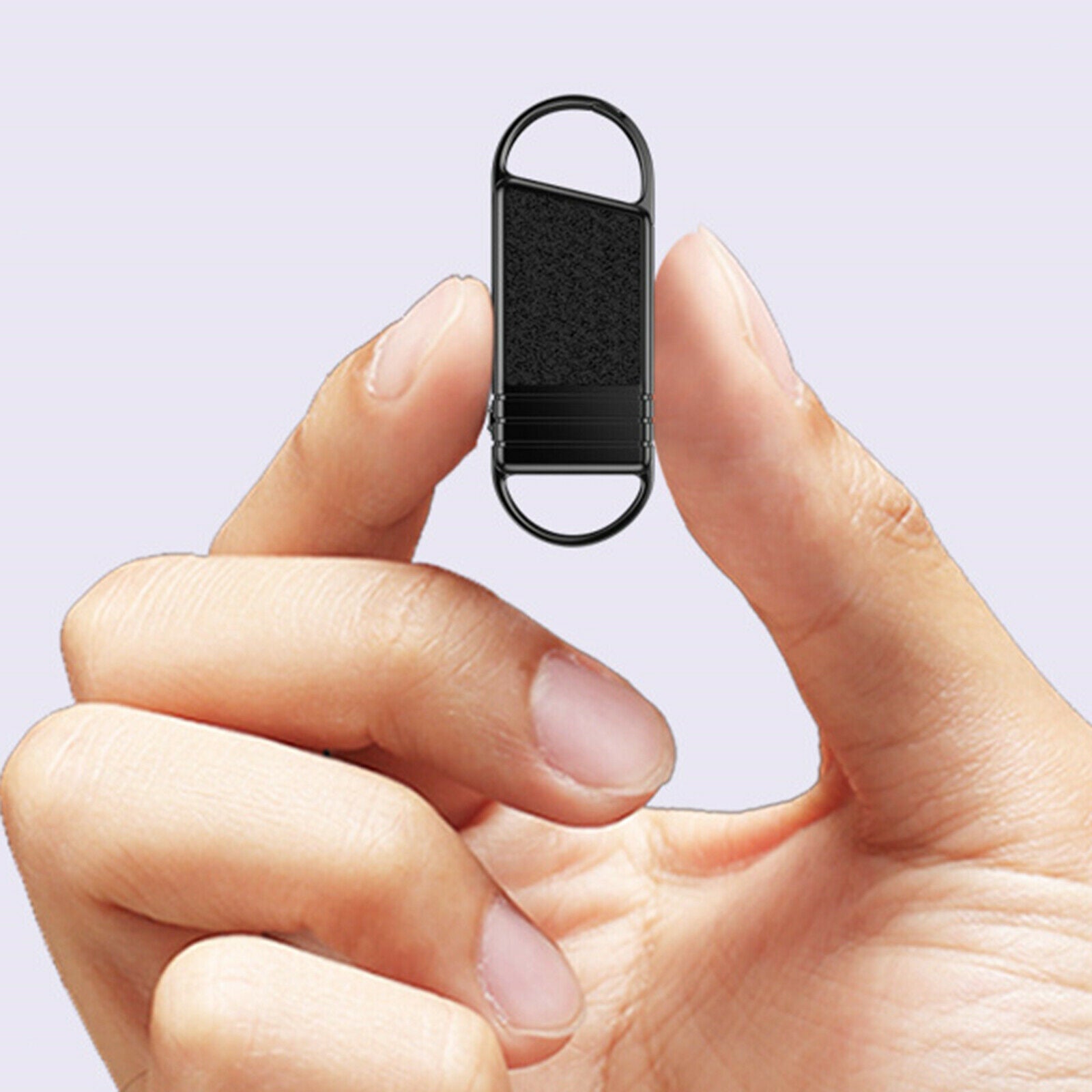 Compact Keychain Voice Recorder Mini 1536KB for Meeting Home Office Police