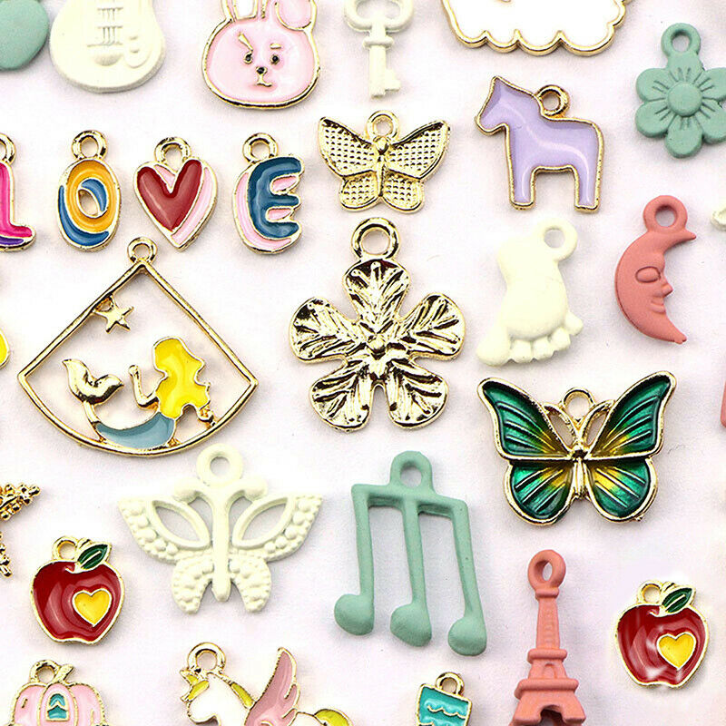 60pcs Mixed Styles Pendants DIY Jewelry for Necklace Making AccessariesBDAU