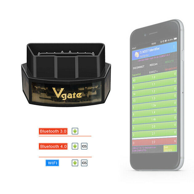 Vgate iCar Pro Bluetooth 4.0 OBDII Adapter Fault Code Clear Diagnostic Scanner
