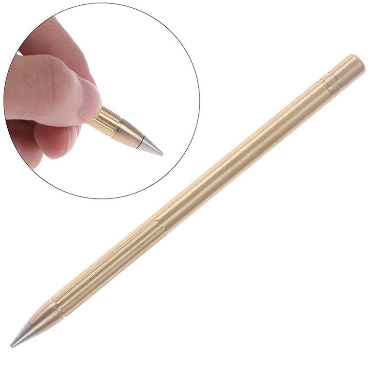 Outdoor Brass Inkless Pen No-ink Pen Copper Gift Pen Stylus Everlasting P.l8