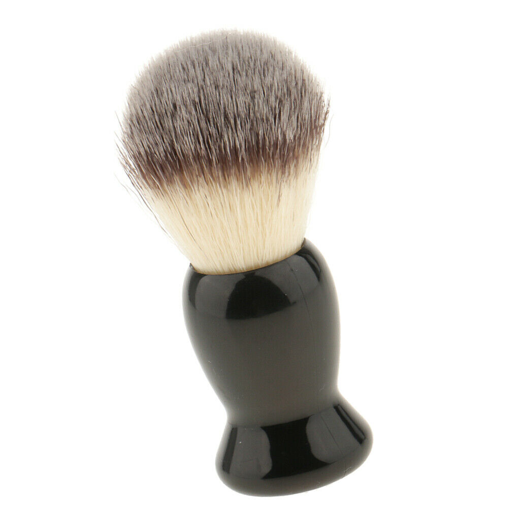 Portable Soft Wet Shaving Brush Salon Barber Shave Tool with ABS Handle Facial