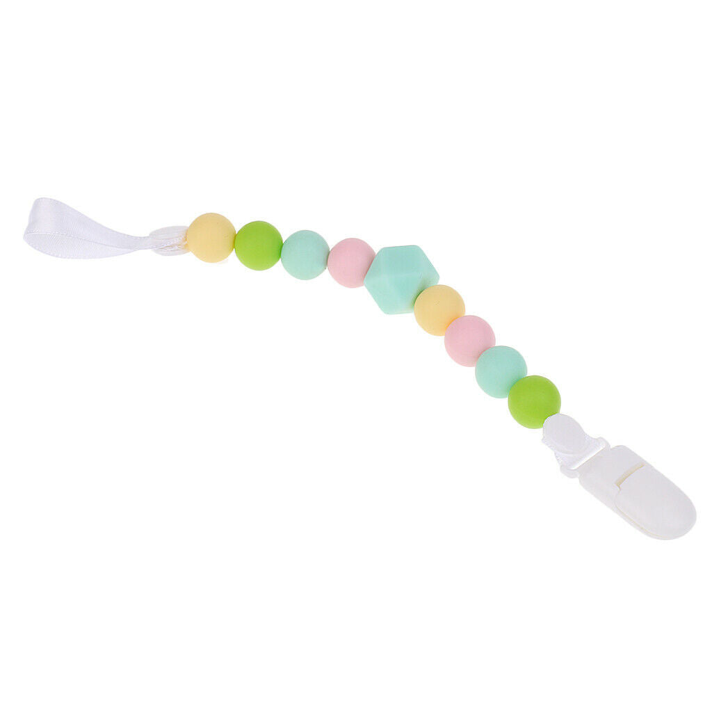 Kids Chain Clip Holders Dummy Pacifier Soother Nipple Strap 24cm Style 1