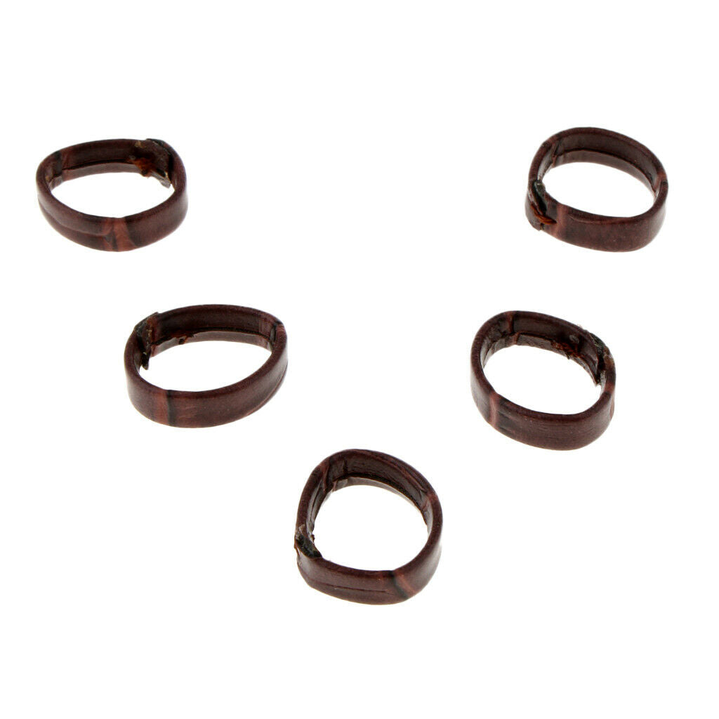 10x 22mm PU Leather Watch Band Watchband Clasp Ring Strap Loop Fastener