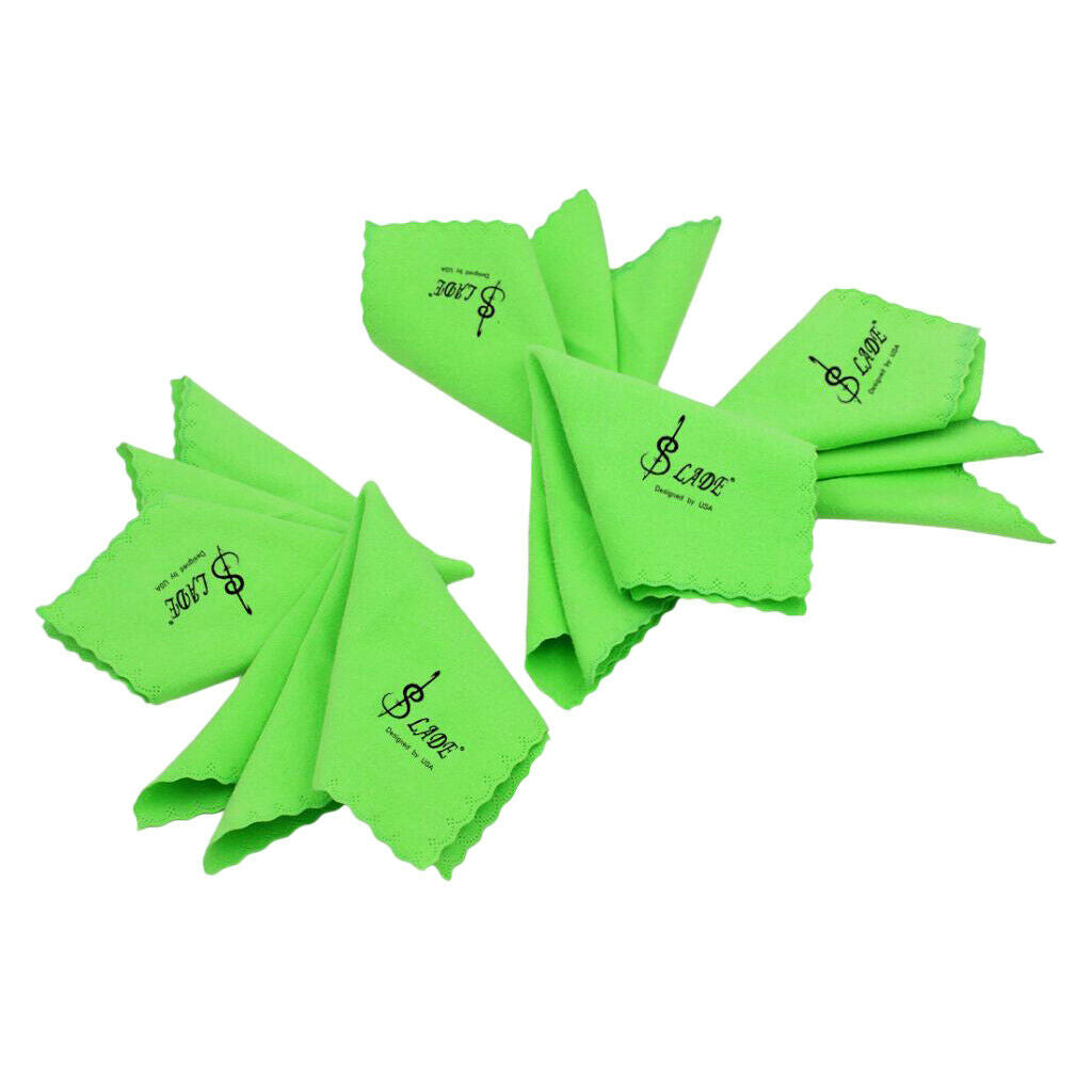 5x Cleaning Cloth Towels Highly Absorbent, for Guitar Bass Ukulele, for Car