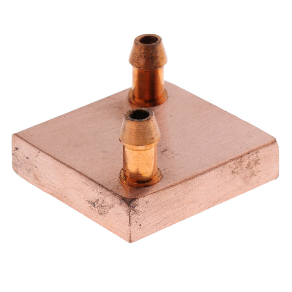 Copper Water Cooling Block 40x40mm CPU Graphics Radiator TT4040E