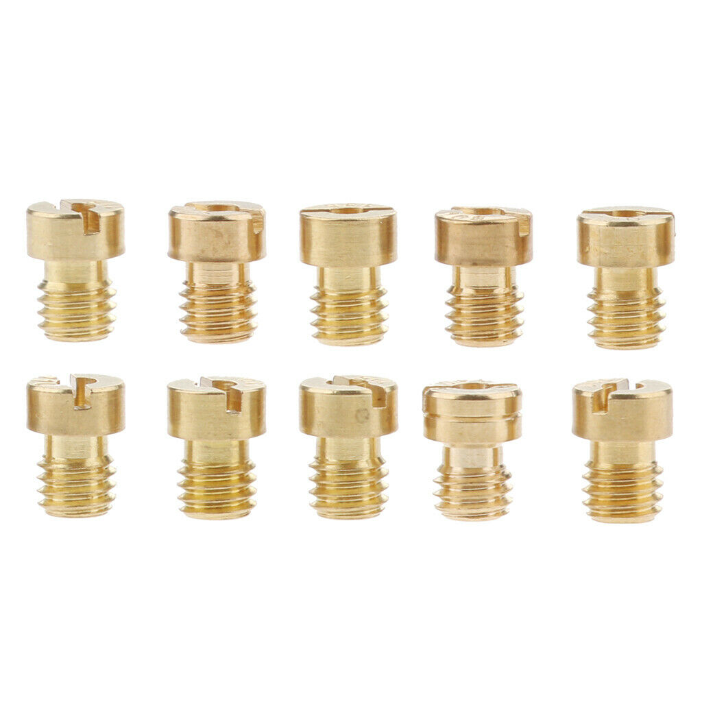 M5 Thread Motorcycle Main Jet Kit Carburetor 100-140 Size Injector Nozzle
