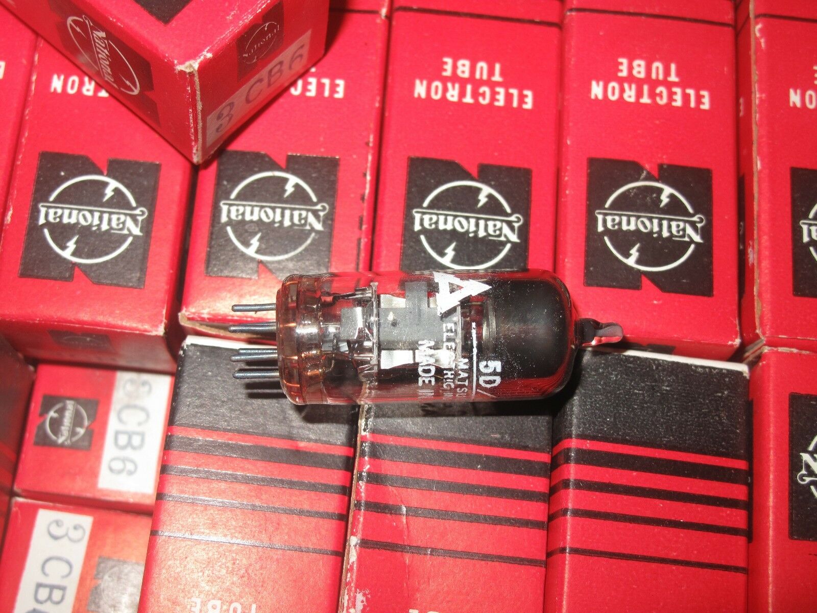 2PCS - MSTSUSHITA/National 3CB6 Vacuum Tube NOS NIB - Japan
