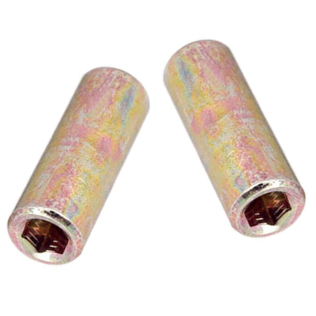Lovoski 2 Pcs Guitar  Rod Buckle Electric Guitar Bass Replacement 9mm