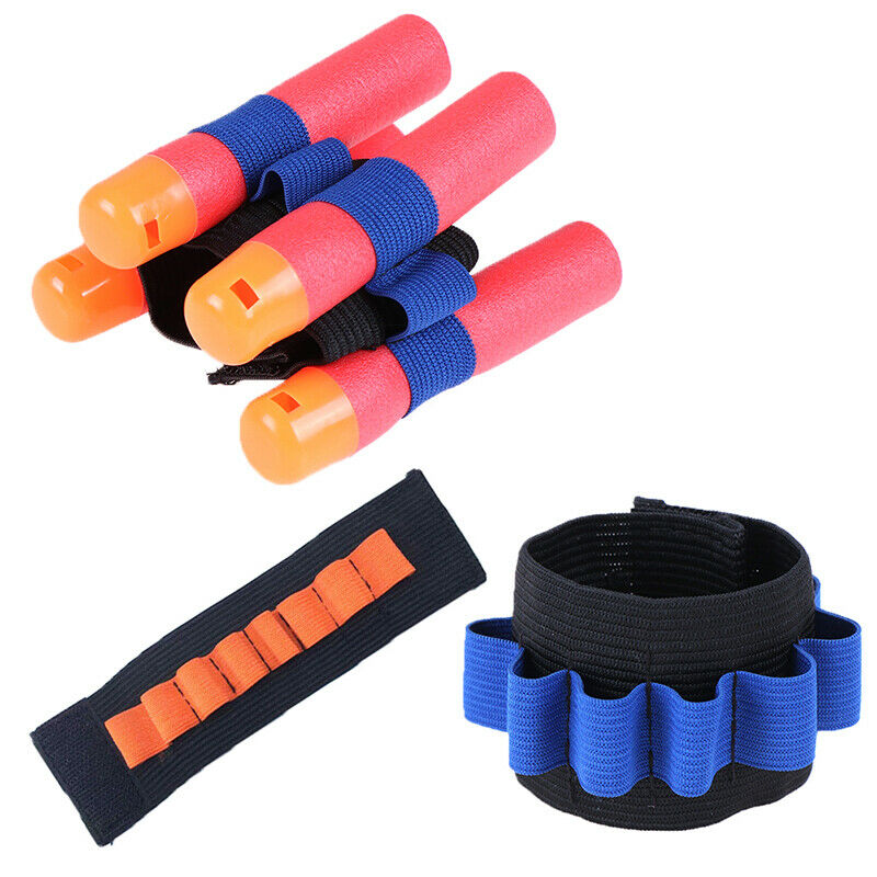 1Pc Wrist belt band strap for soft eva bullet dart ammo storage holder toysJ  Kt