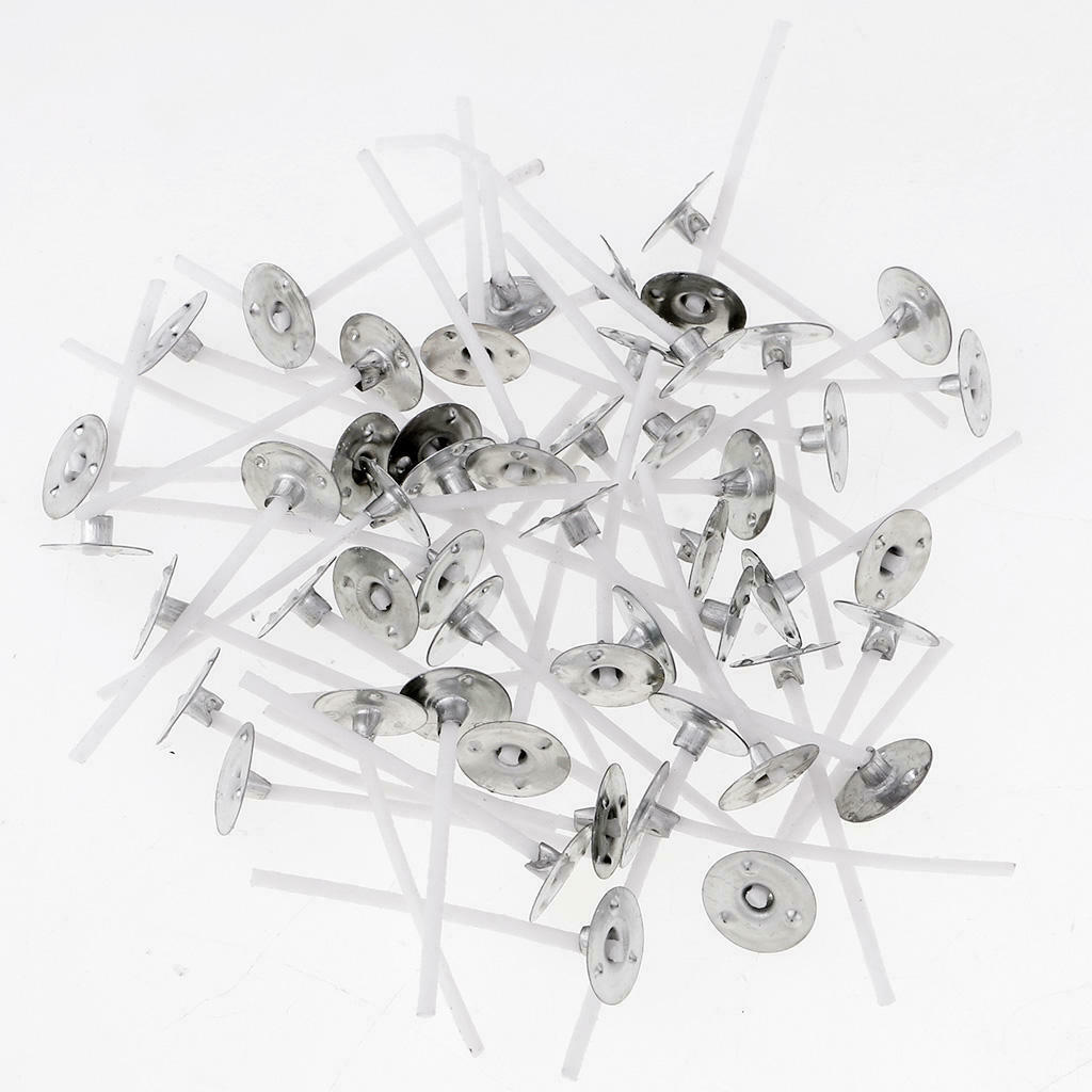 600pcs Low Smoke Natural Cotton Candle Making Wicks with Tabs Sustainers