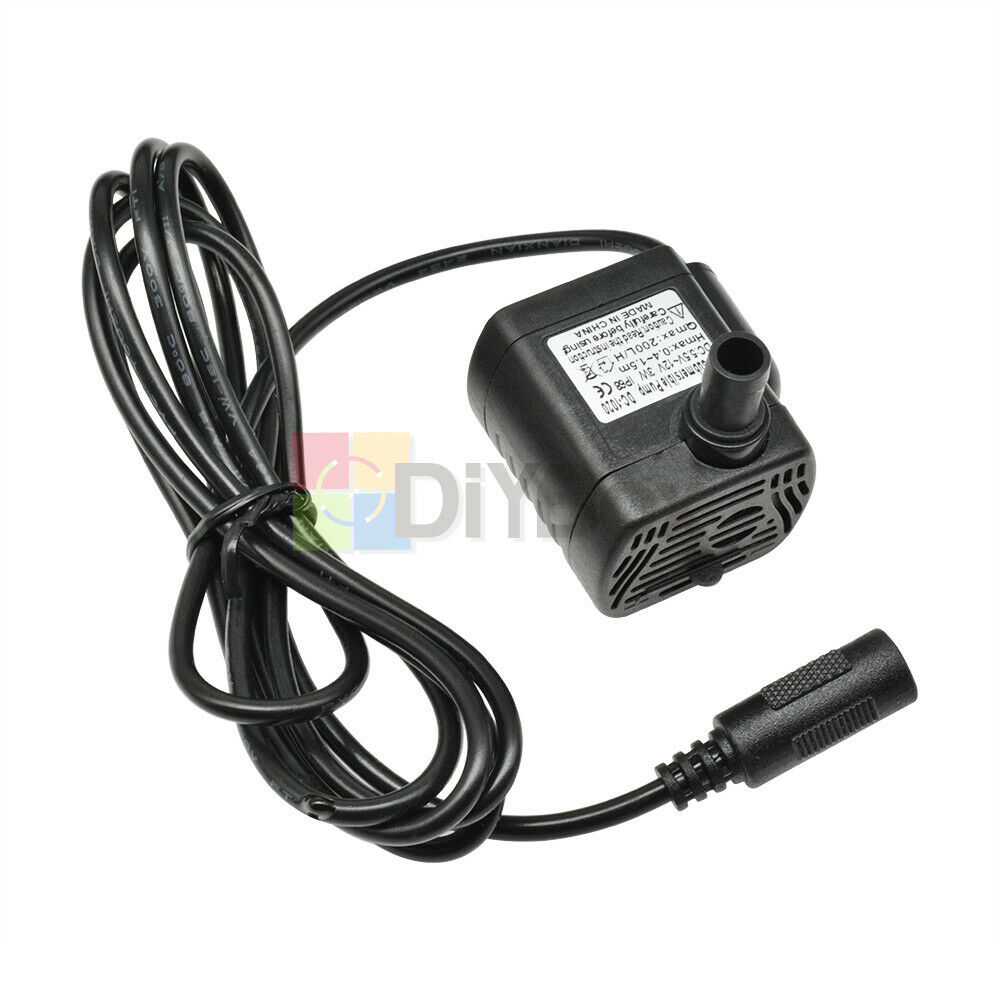 5X 5.5V- 12V DC 3W Submersible Water Pump Aquarium Fish Tank Fountain Pond Pump