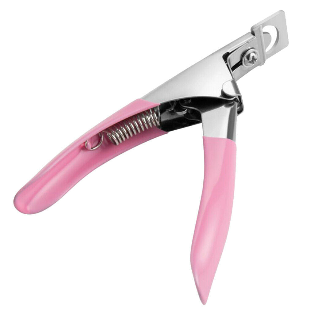 U-Shaped False Tips Manicure Cut Tool UV Gel False Nail Tip Scissors