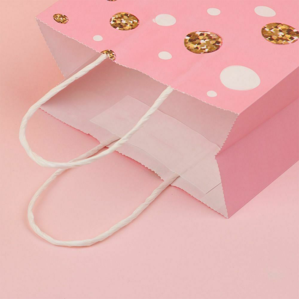 Party Supplies Gift Storage Cute Pink Kraft Bag Candy Bag Birthday
