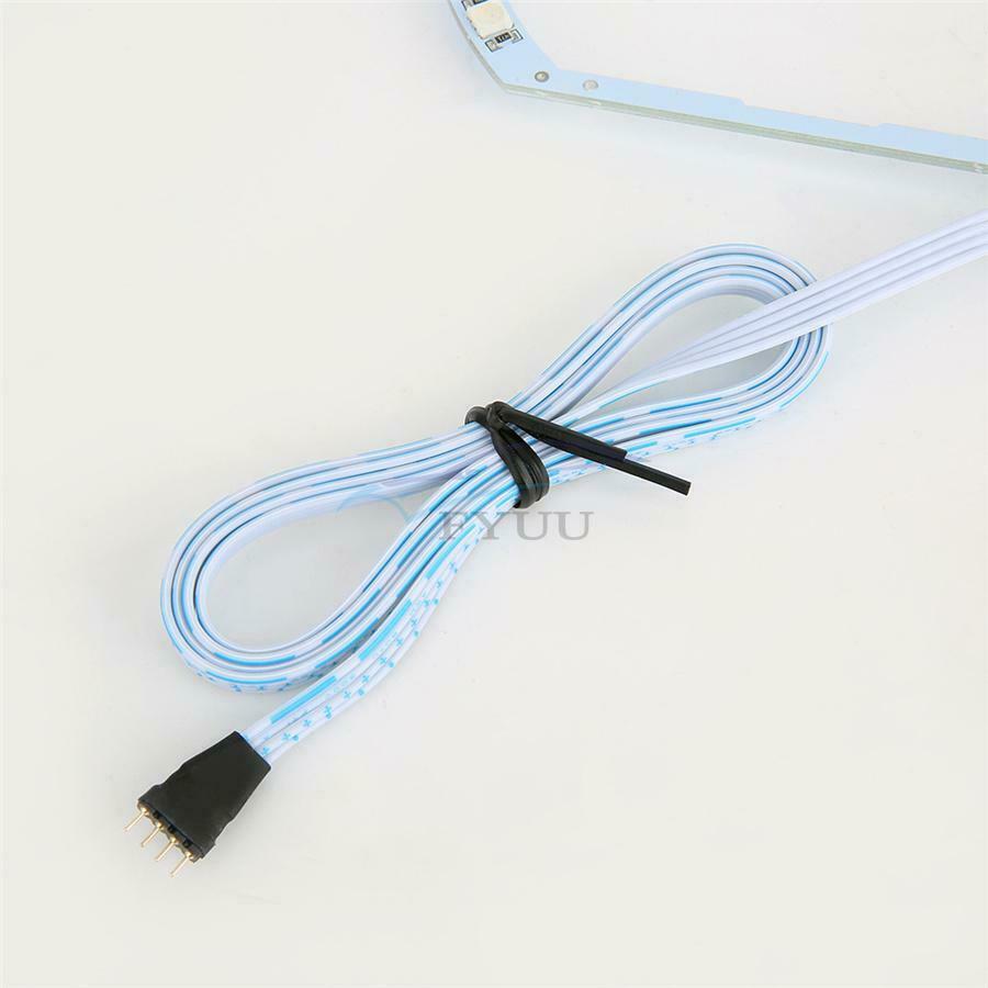 131mm6A 5050 SMD LED Angel Eye Ring With RGB Controller For92-98 BMW E36 3Series