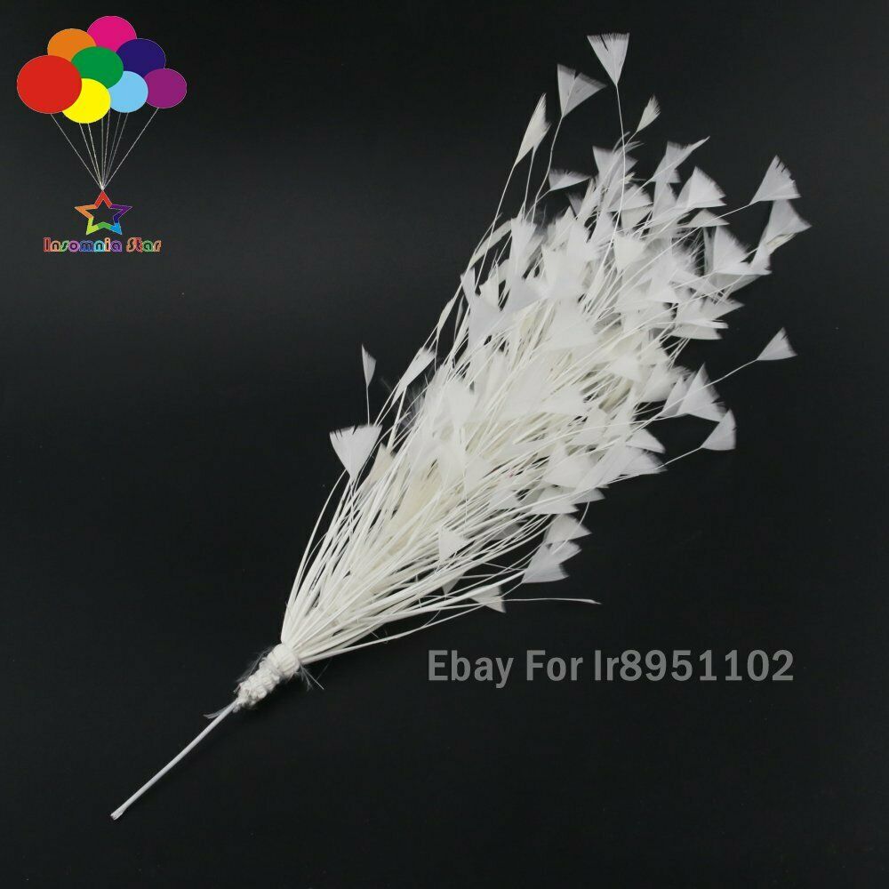 White 1 pcs 30 CM Turkey Feathers for DIY Jewelry Wedding Corsages Accessories