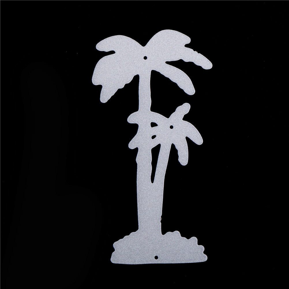 coconut tree cutting die stencil for scrapbooking album card embossing cra.l8