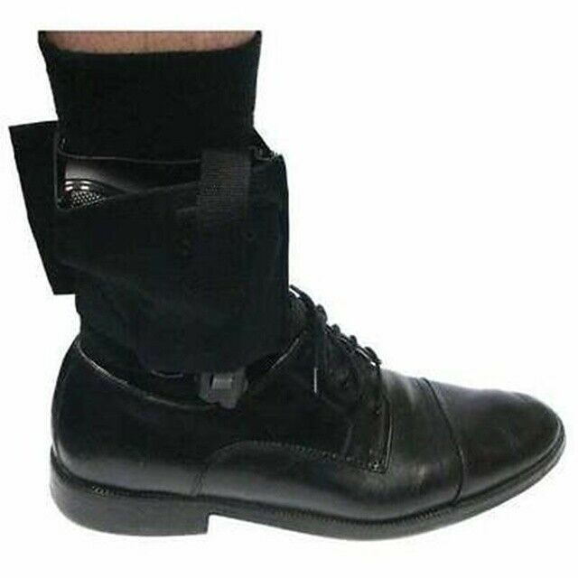 Brand Right/Left Ankle Leg Elastic Holster For LCP/LC9/PF9 Outdoor Hunting Black