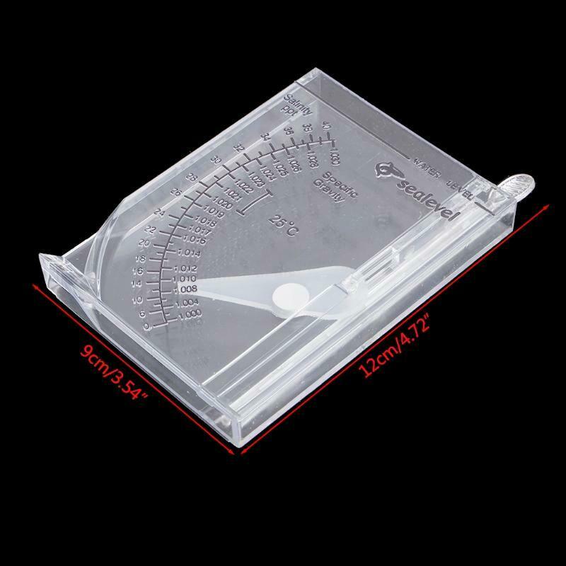 Marine Hydrometer Reef Fish Tank Aquarium Water Salinity Specific Gravity Test