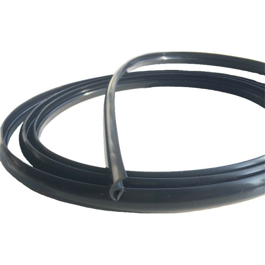 Universal 1.7M Rubber Sealed Strips Trim Front windshield wiper Plastic Panel