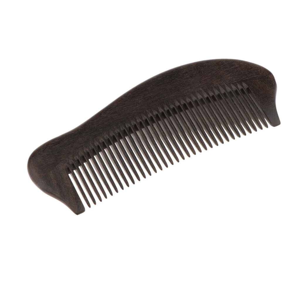 Exquisite Fine Teeth Detangling Wooden Comb Reduce Hair Breakage Split Ends