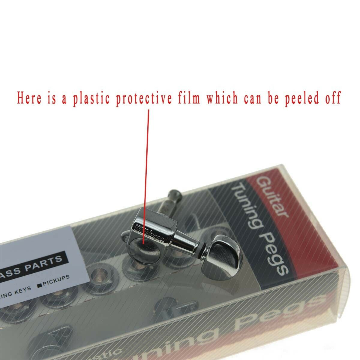 Wilkinson 3x3 ROTO Style Guitar Tuners Tuning Keys for LP or Acoustic Guitars CR