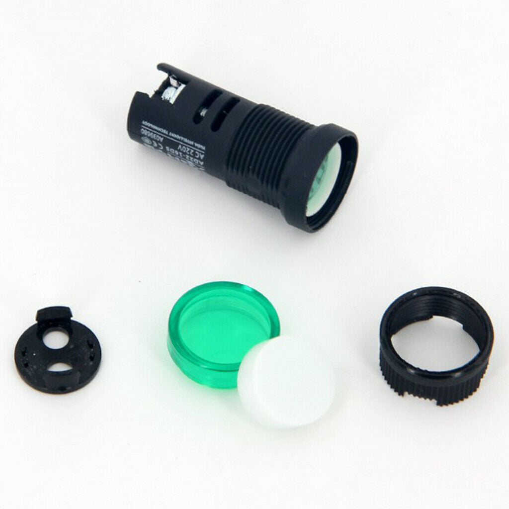 Energy Saving LED Indicator Light Green for Electricity Equipments Textile