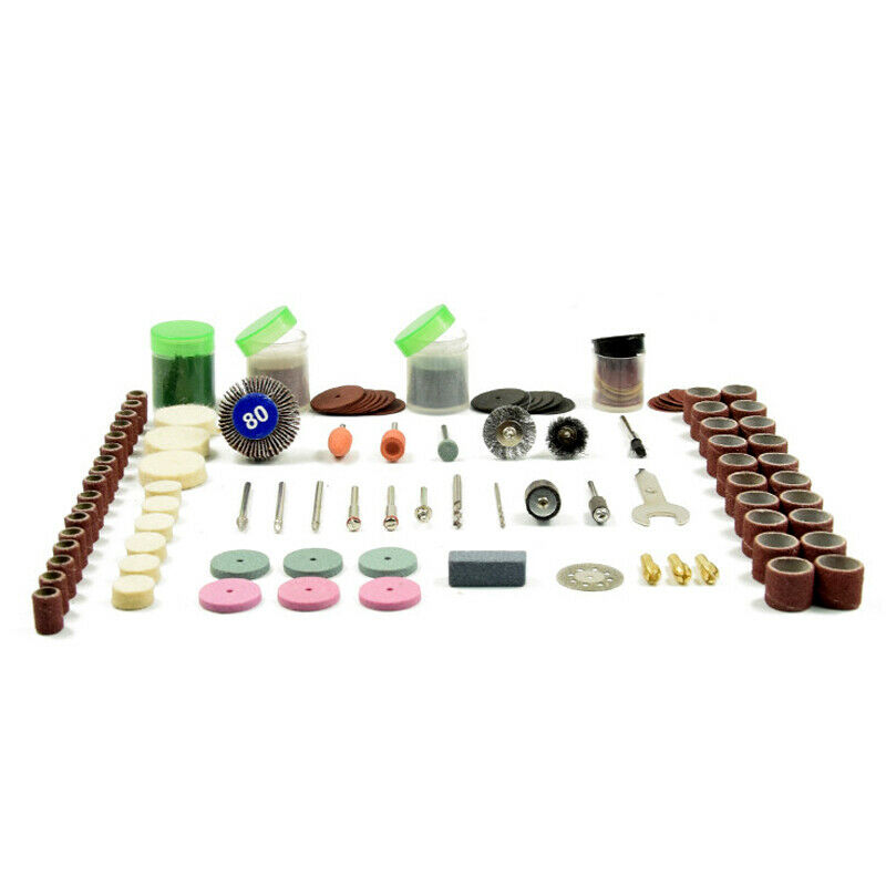 196 Piece Revolve Tool Kit Grinding Polishing Shank Craft Bits For Rotary Tool