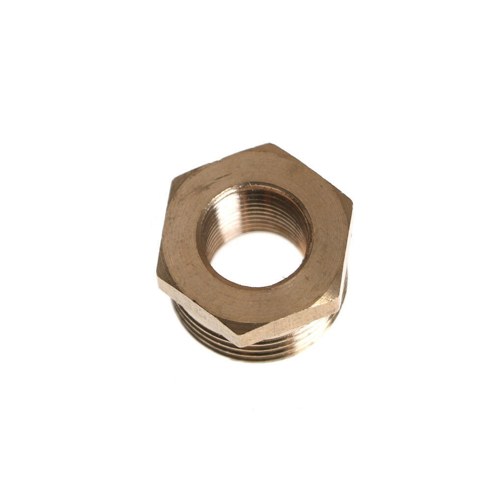 1Pc 3/8" BSPT Male 1/8" Female NPT Adapter Brass Pipe Fitting Reducing Bushin Ad