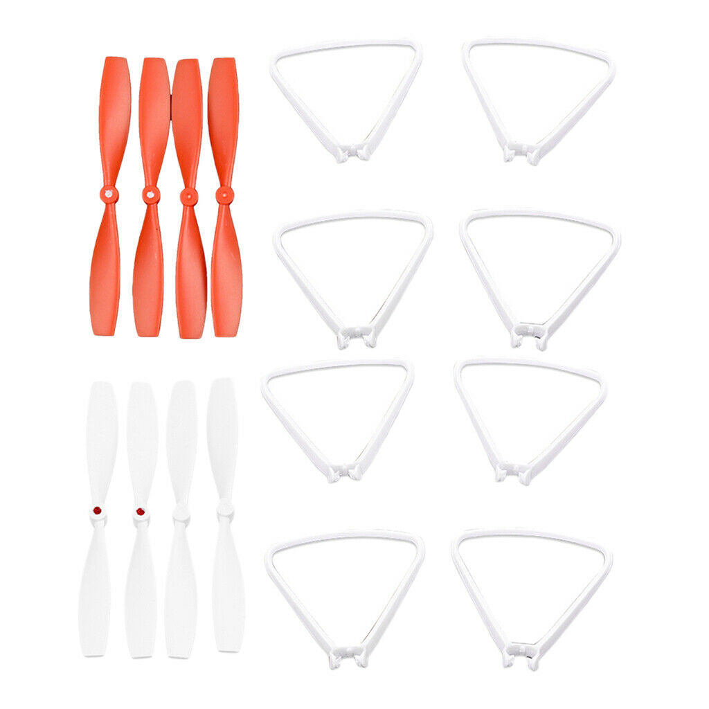 Propellers Props Guard and Propeller For  MITU Drone Accessories White