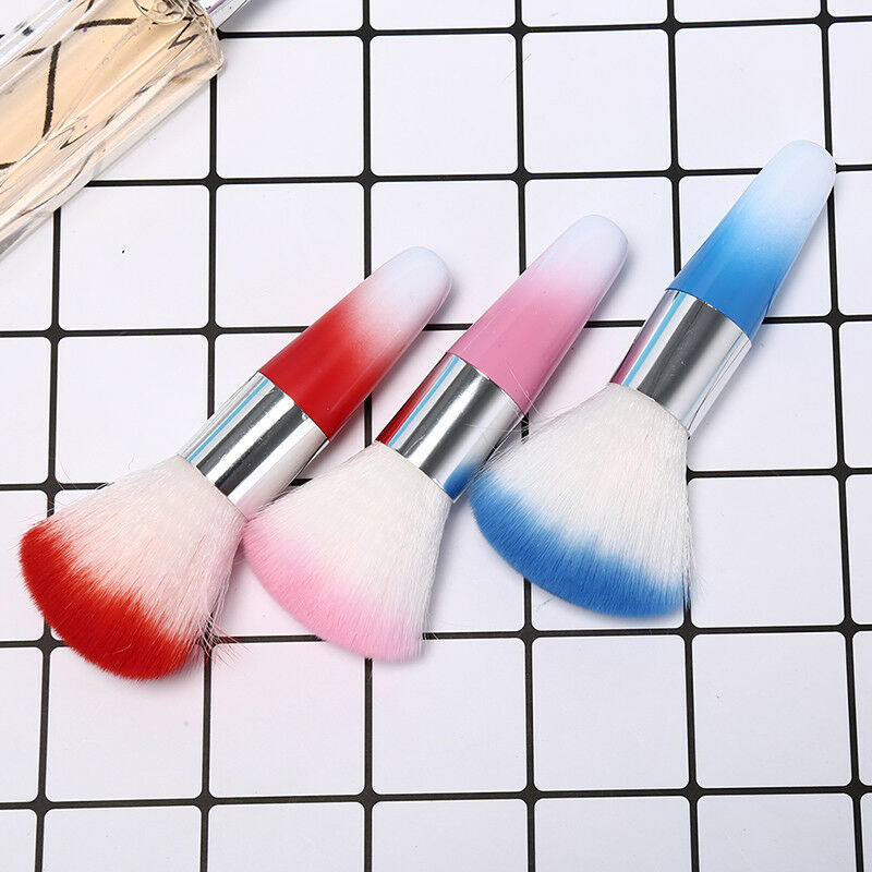 Colorful Nail Brush Remove Dust   For Nail Art Dust Cleaner Nail Brush&SJCAUJ Tt