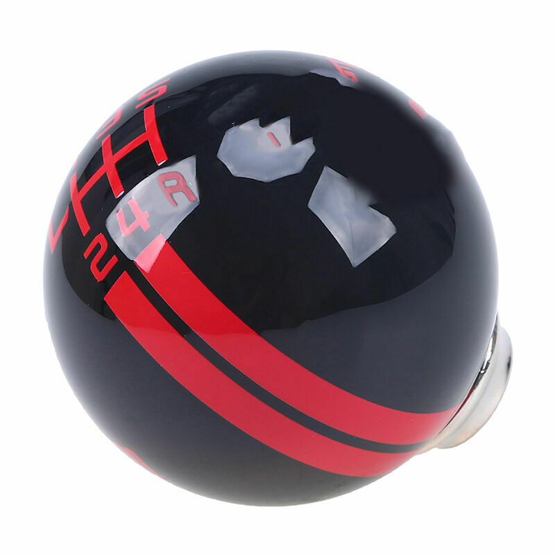 Universal Auto Aluminum Ball 5 Speed Manual Gear Stick Shift Knob Shifter Black