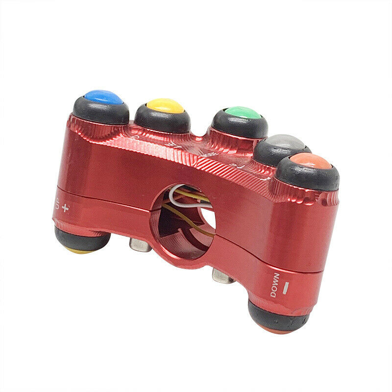Motorcycle ATV Switch 7/8" Handlebar ON-OFF Turn Signal Headlight Horn Button