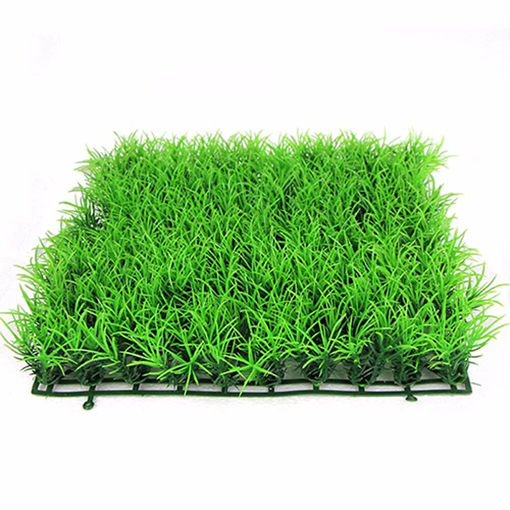 Artificial Water Aquatic Green Grass Plant Lawn Aquarium Fish Tank Landsca.l8