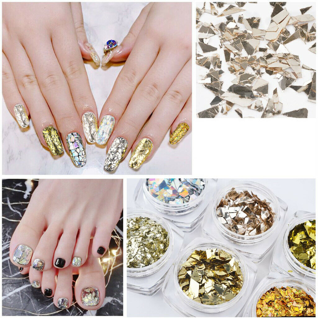Candy Paper Flakes Nail Sequins Bling Glitter Set, Pack of 18 Boxes