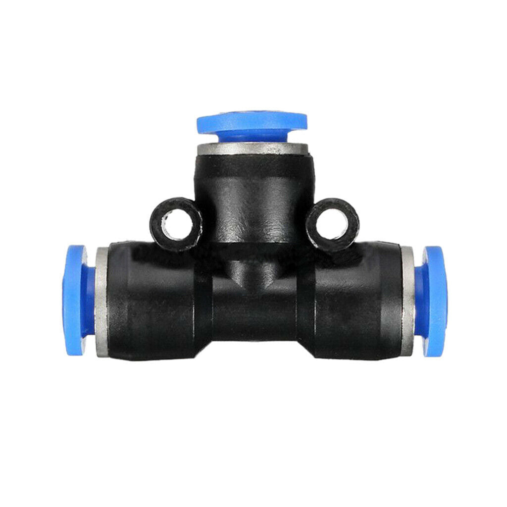 20 Pcs OD 6mm Push In Fitting Equal Y Union + Tee Union Quick Connector