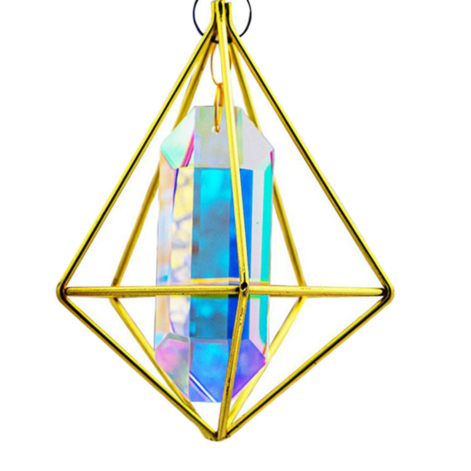 Crystal Suncatcher Prism Ball Garden Window Hanging Decor Rainbow Maker