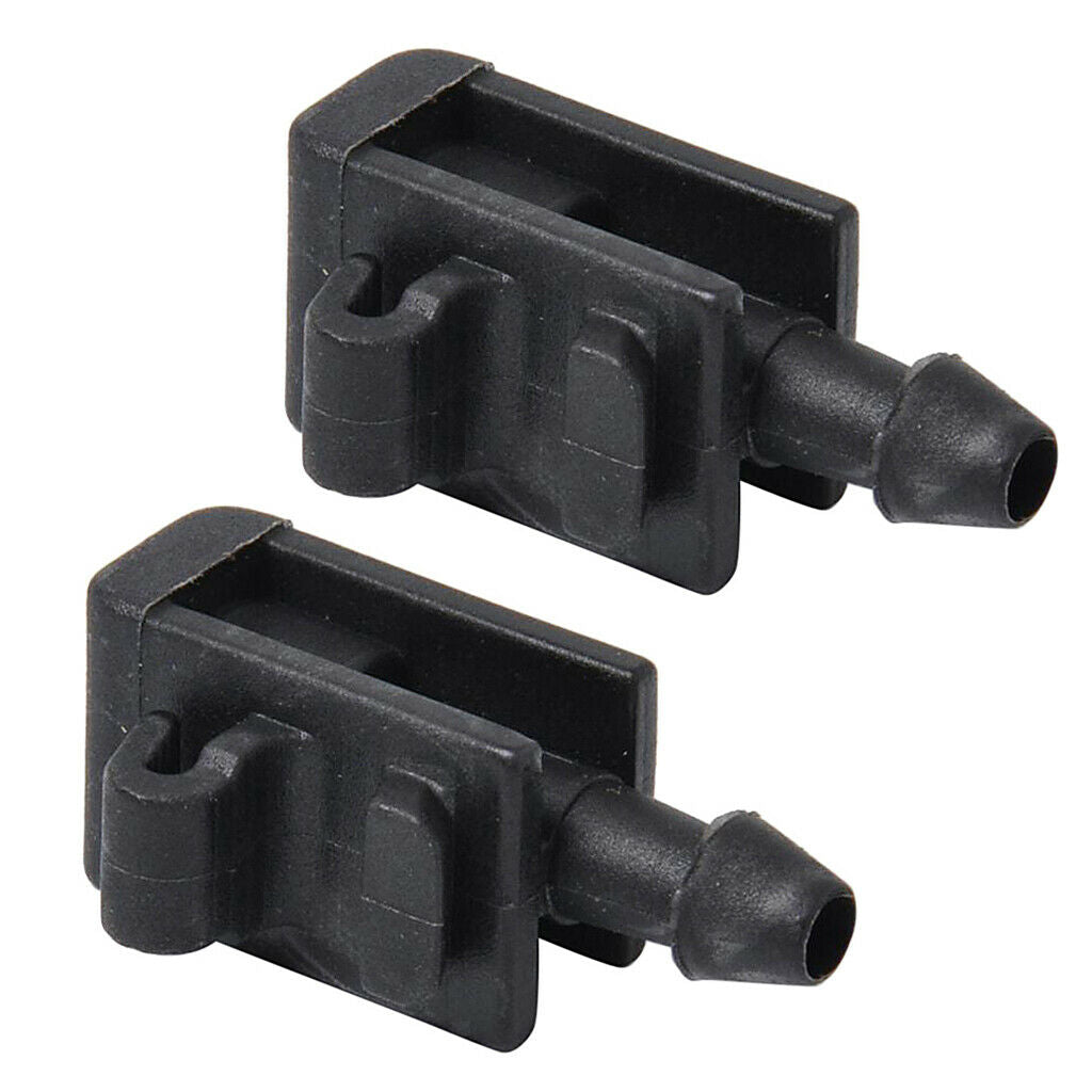 2pcs Front Wiper Washer Spray Jet Nozzles For Renault Megane II 2005-07