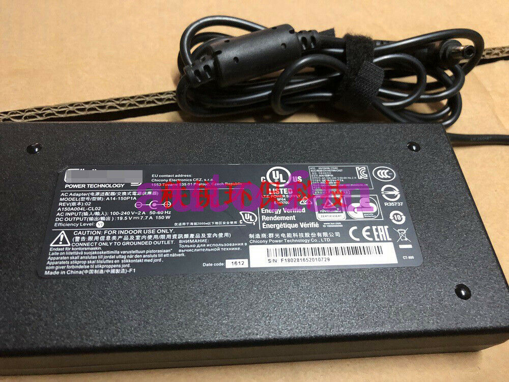 For group light A14-150P1A power adapter 150W 19.5V 7.7A