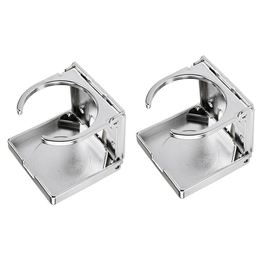 MagiDeal 2 Pieces Folding Beverage Drink Cup Holder Car Boat Foosball