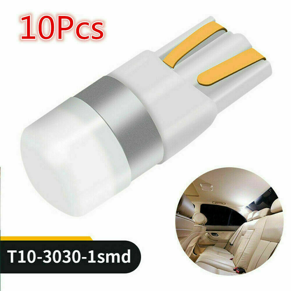 10x Canbus T10 LED Bulb W5W 3030 SMD White Car Width Interior Reading Lamp 12V