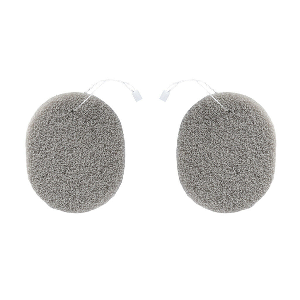 Set Of 2 Soft Powder Puff Make Up Cosmetic Facial Cleansing Exfoliating Sponge