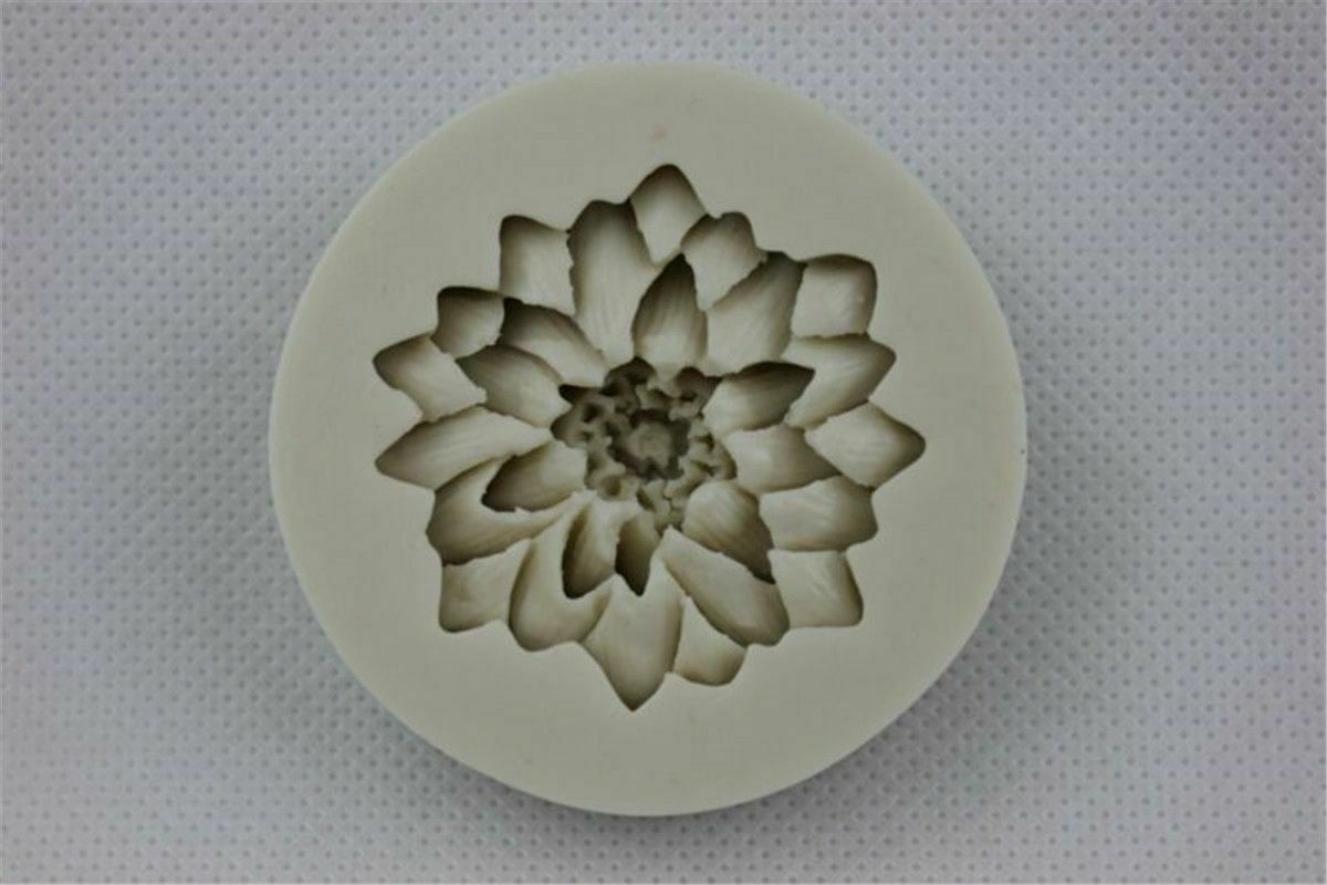 Mould Lily Flower Sugar Paste Cake Icing Chocolate Craft Water Silicone Decor
